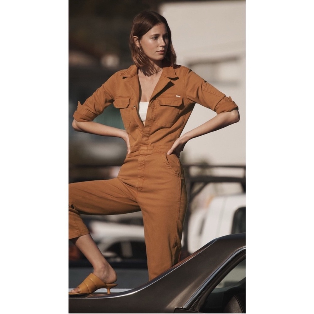 Anthropologie x MOTHER The Fixer Denim Utility Jumpsuit Coveralls
MSRP $350